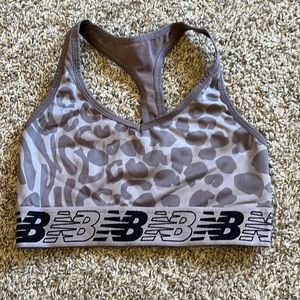 New Balance Sports Bra - Purple Leopard
